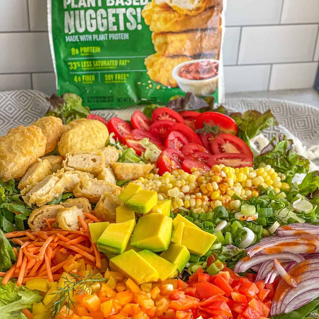 Plant-based Chicken Salad with Bbq Vinaigrette