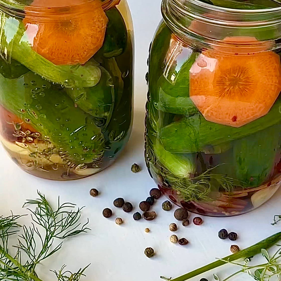 Pickled Carrot and Cucumber 