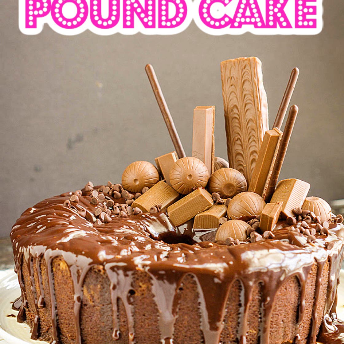 CHOCOLATE AMARETTO POUND CAKE