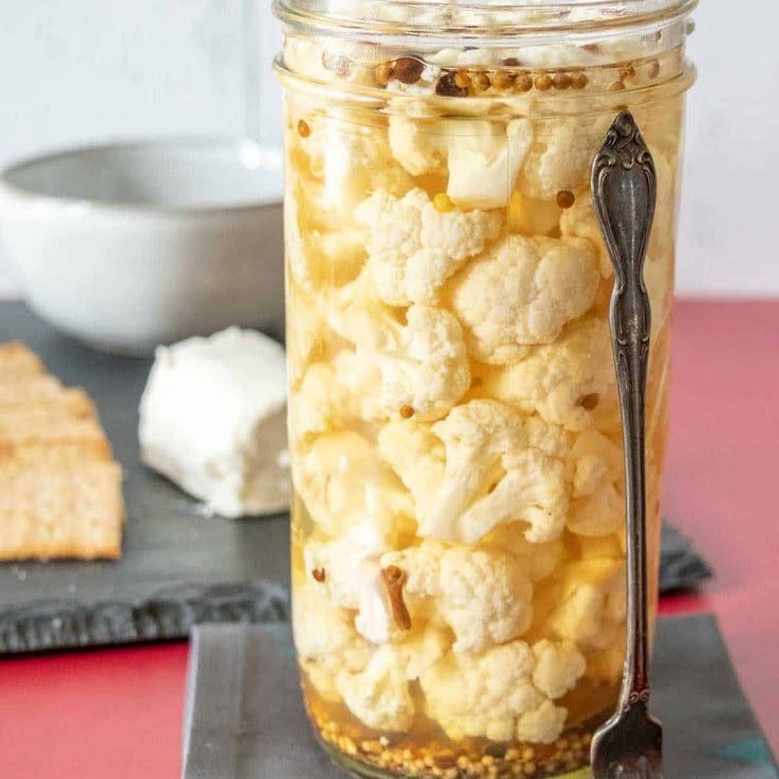 Pickled Bloemkoolroosjes 😋