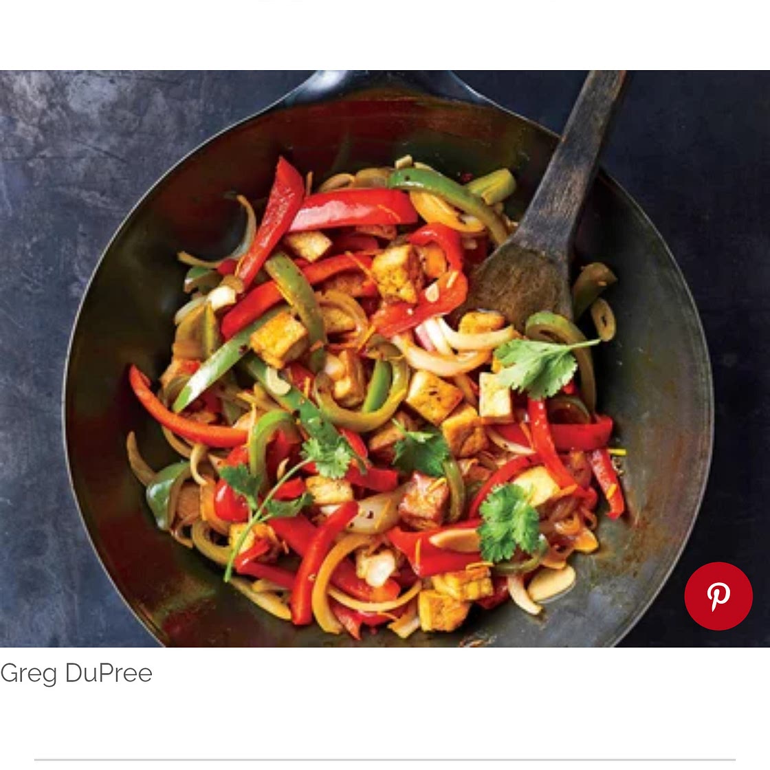 Orange, Tofu, and Bell Pepper Stir-Fry