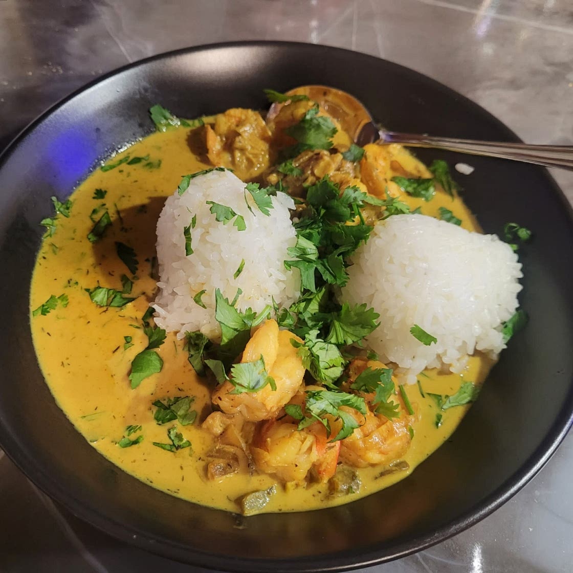 EASY Coconut Curry Shrimp Recipe — Be Greedy Eats | Where Food Meets Comfort