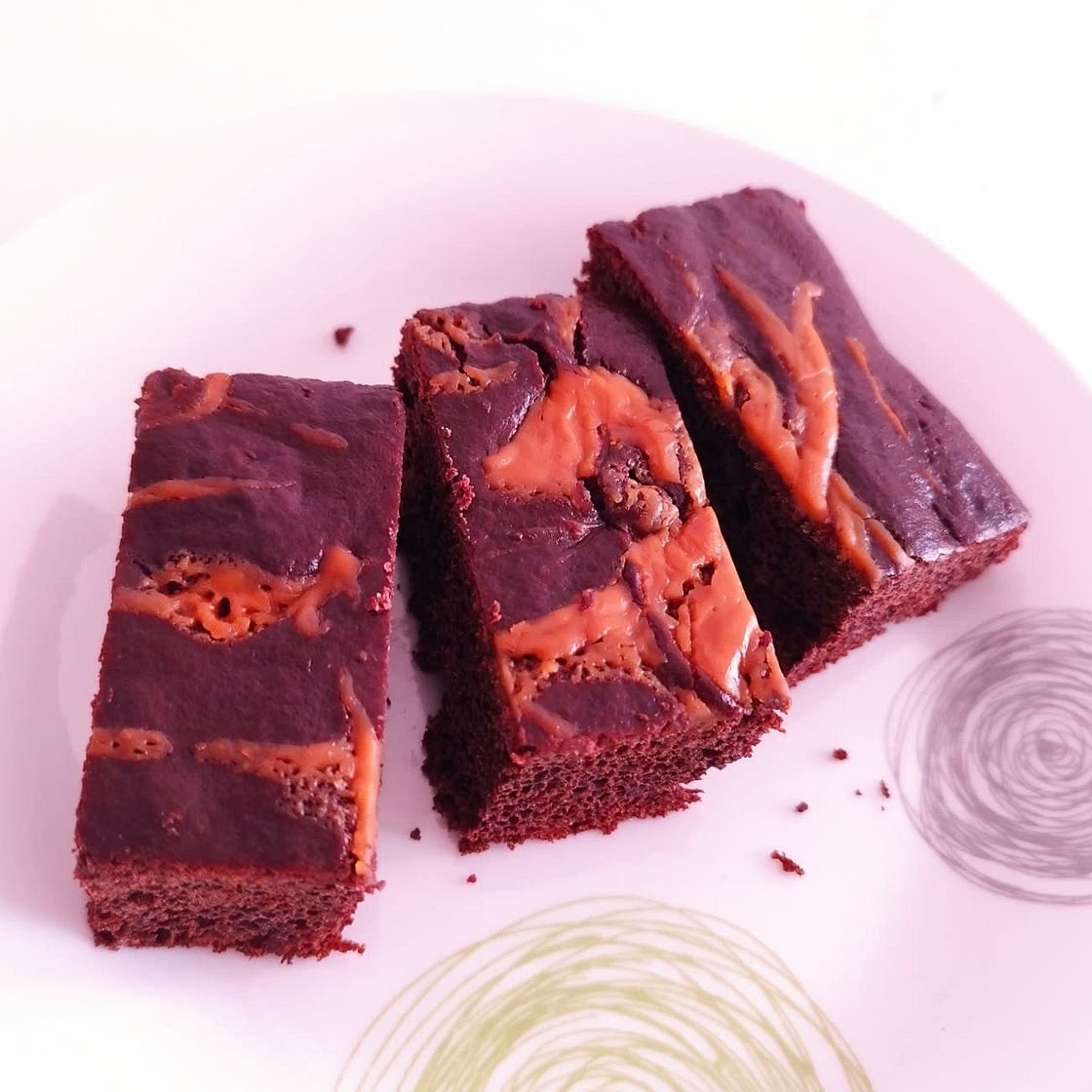 50 calorie peanut butter swirl brownies