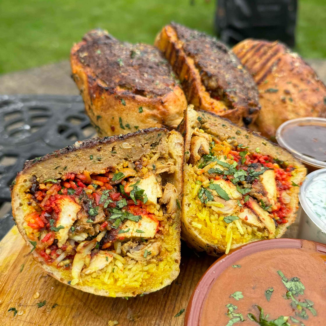 Chicken Biryani Arayes