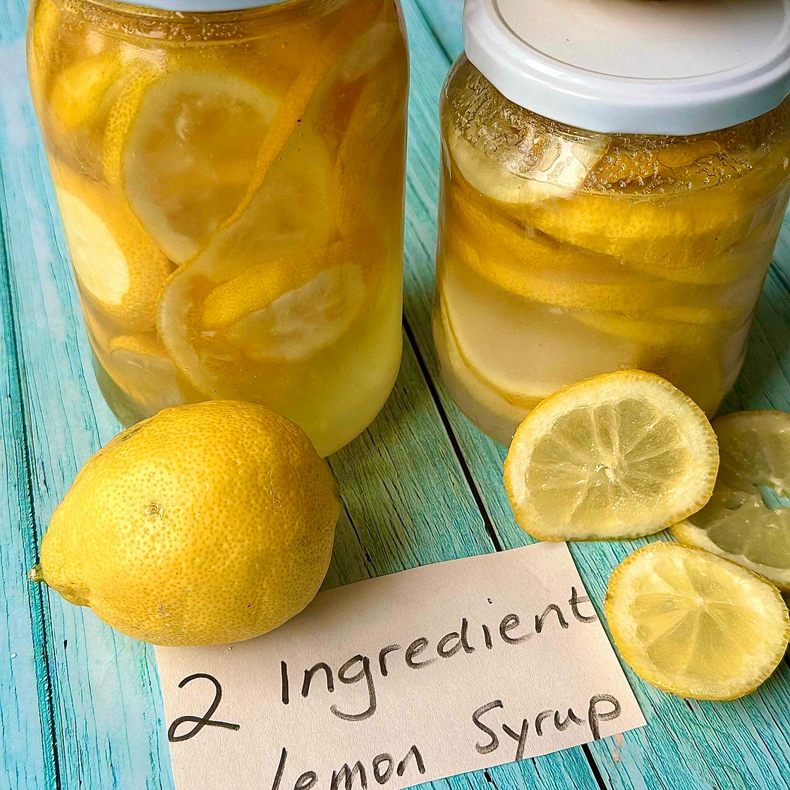 2 Ingredient Lemon Syrup 