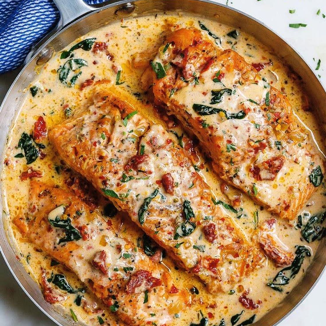 Super Romige Toscaanse Zalm 😍