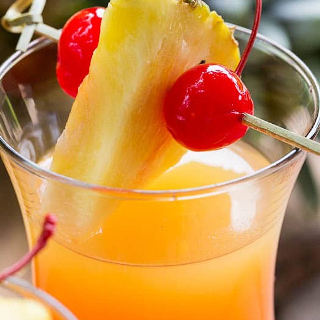 Pineapple Upside Down Cocktail