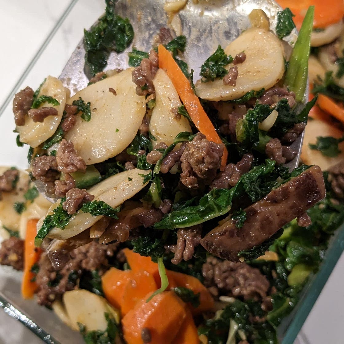 Trader Joe's Rice Cake Stir Fry