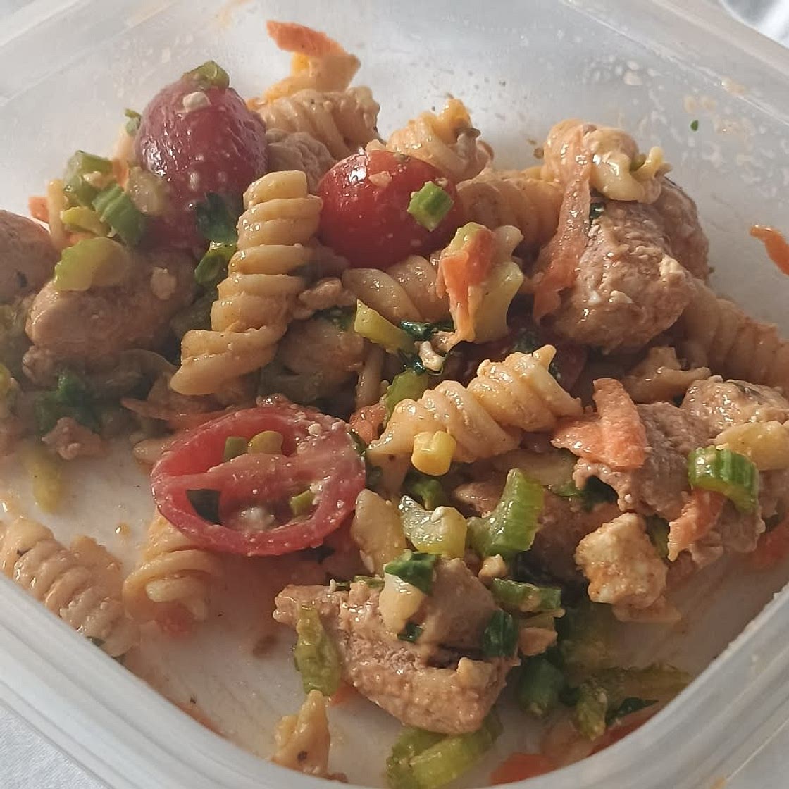 Buffalo Chicken Pasta Salad