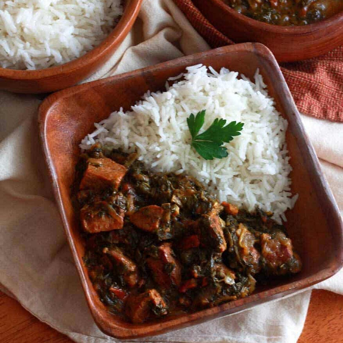 Saag Gosht (Punjabi Beef Spinach Curry)