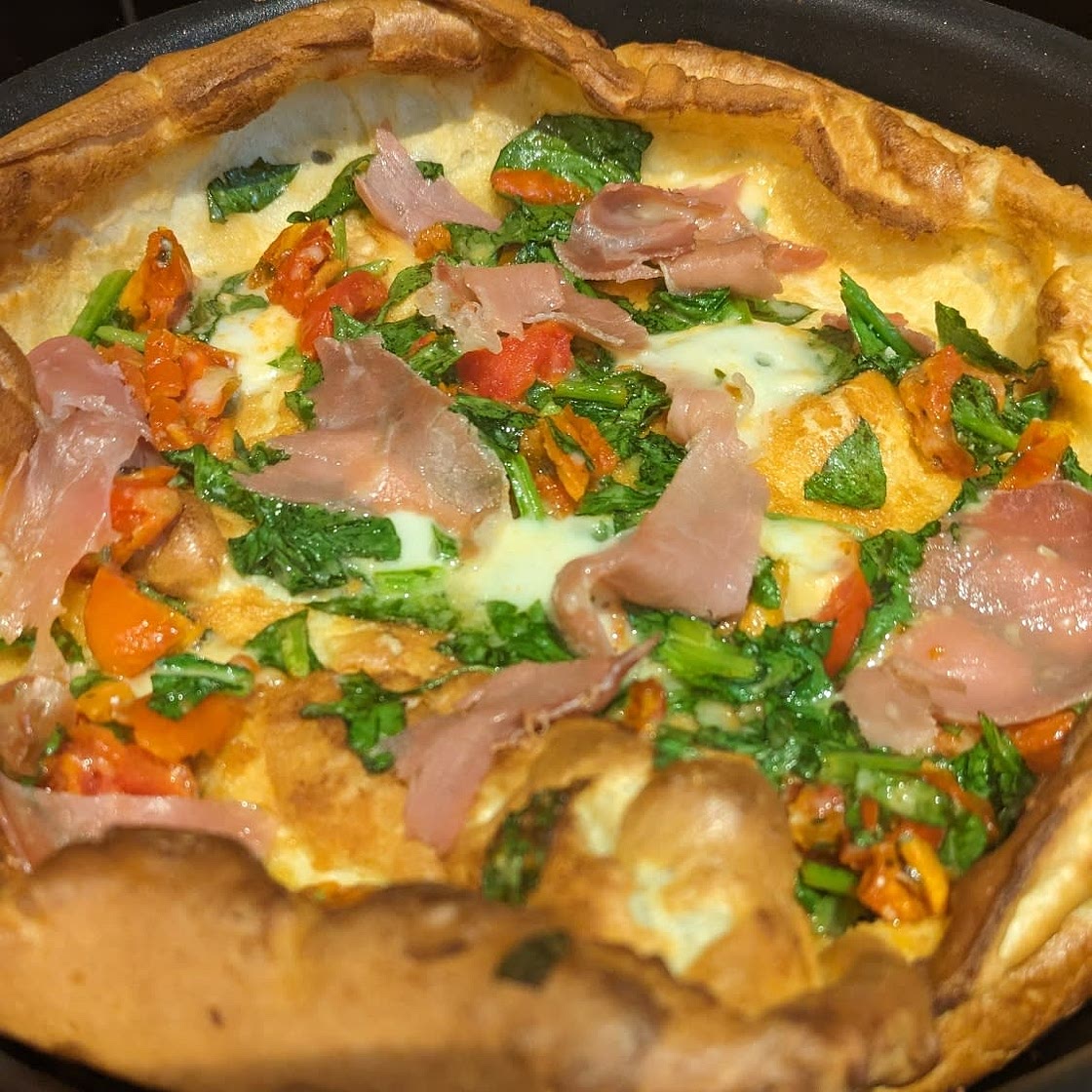 Eggs Benedict Dutch Baby
