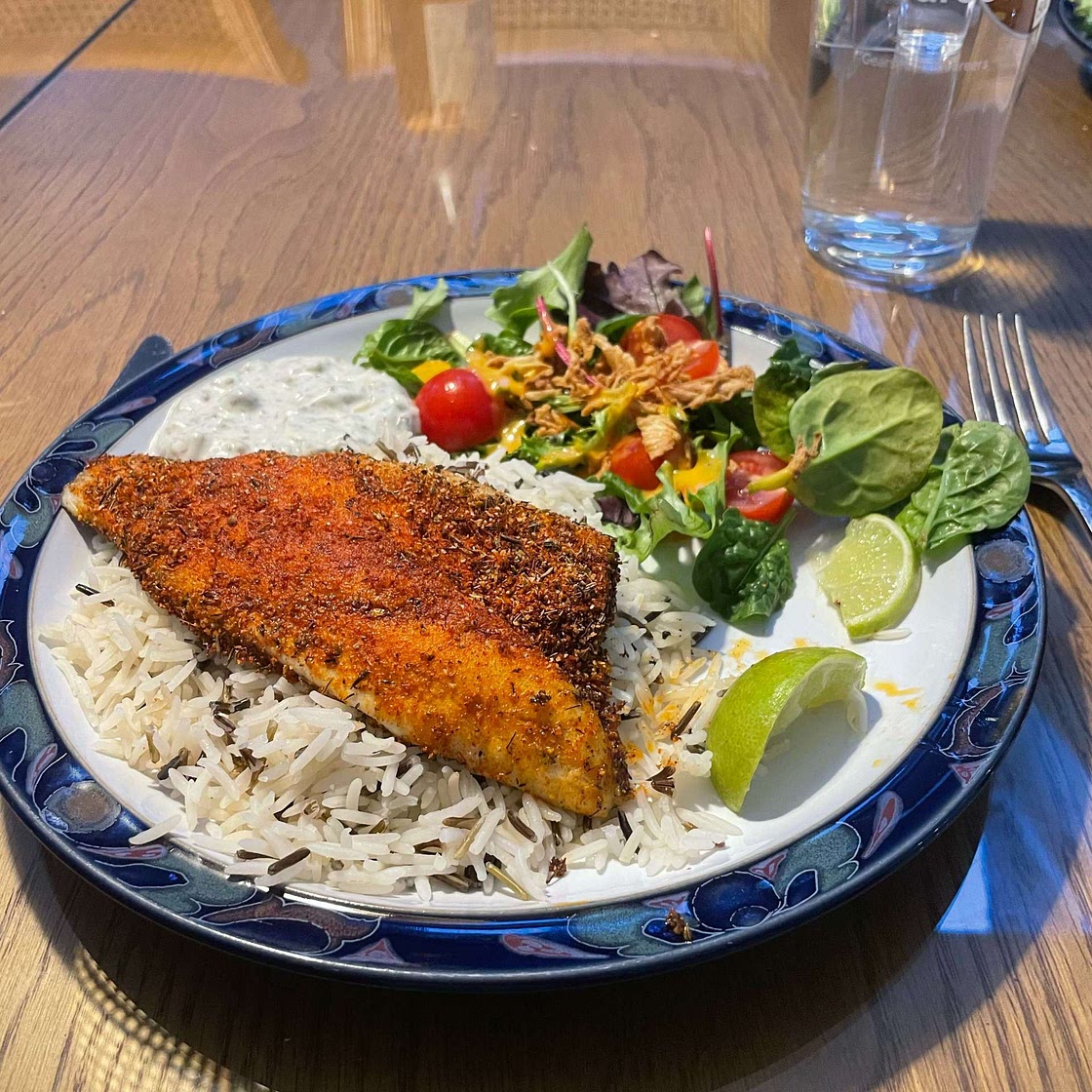Blackened Fish with Key Lime Tartar