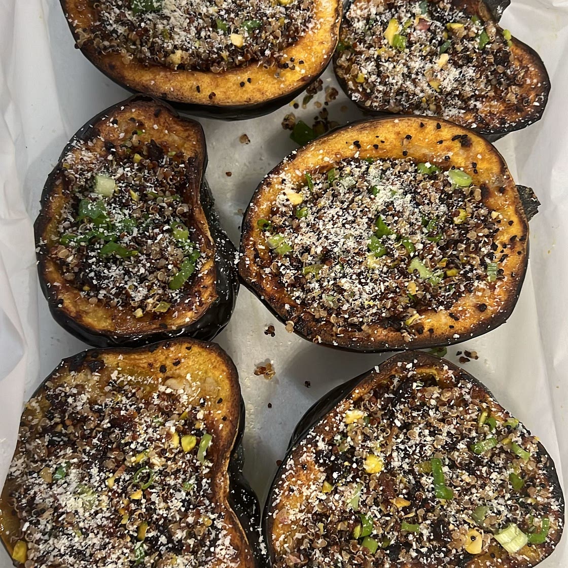 Vegetarian Stuffed Acorn Squash
