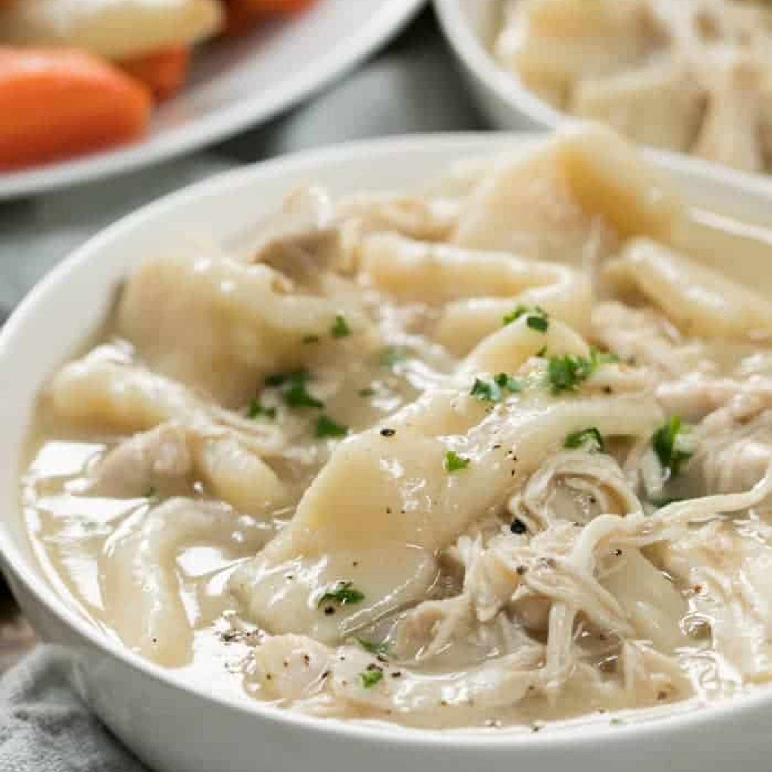 Old Fashioned Chicken and Dumplings