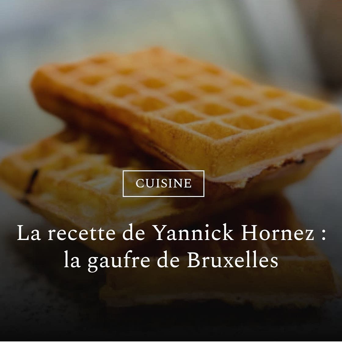 Gaufre de Bruxelles