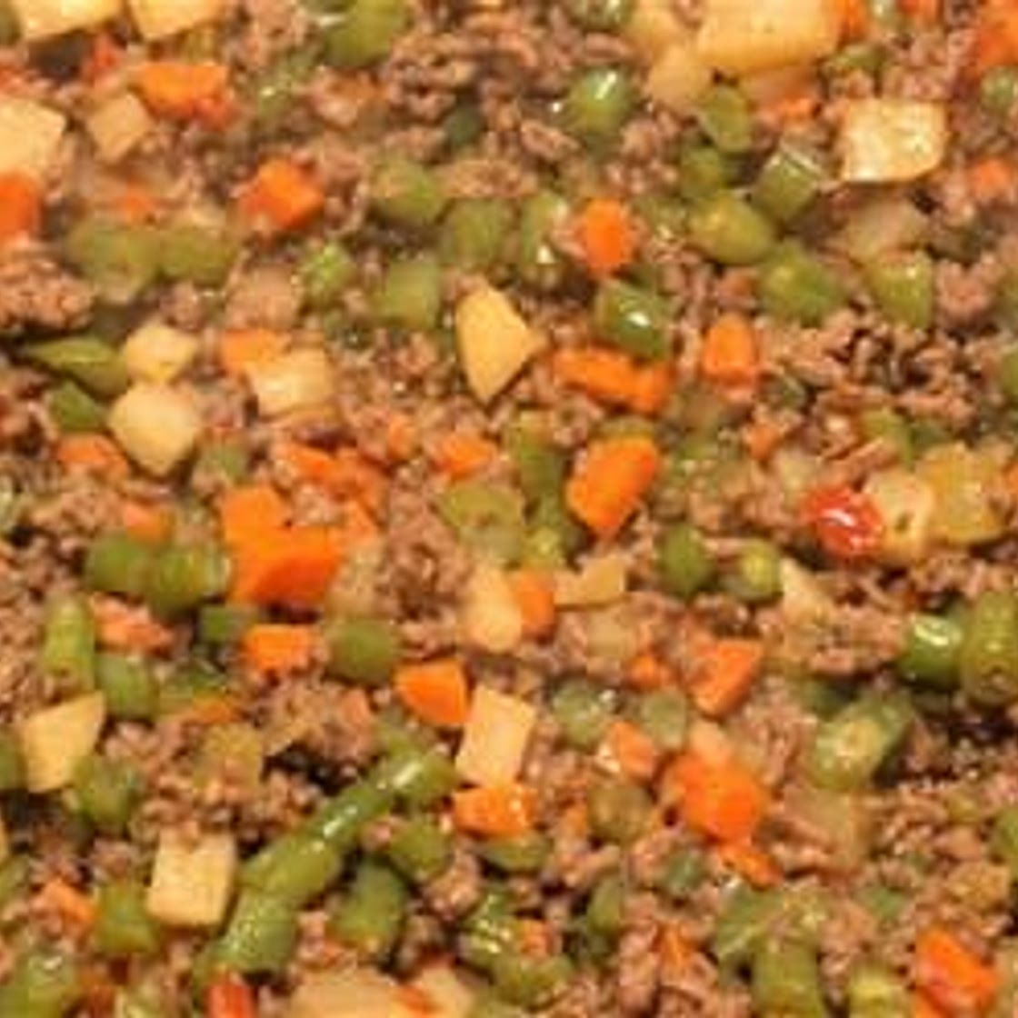 Carne con verduras