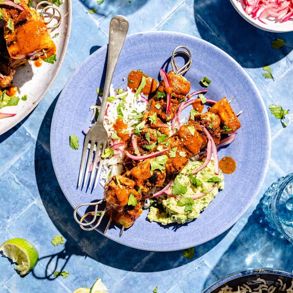 Pork Pastor Skewers