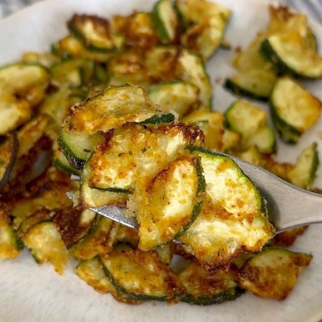 Courgette croustillante au parmesan 