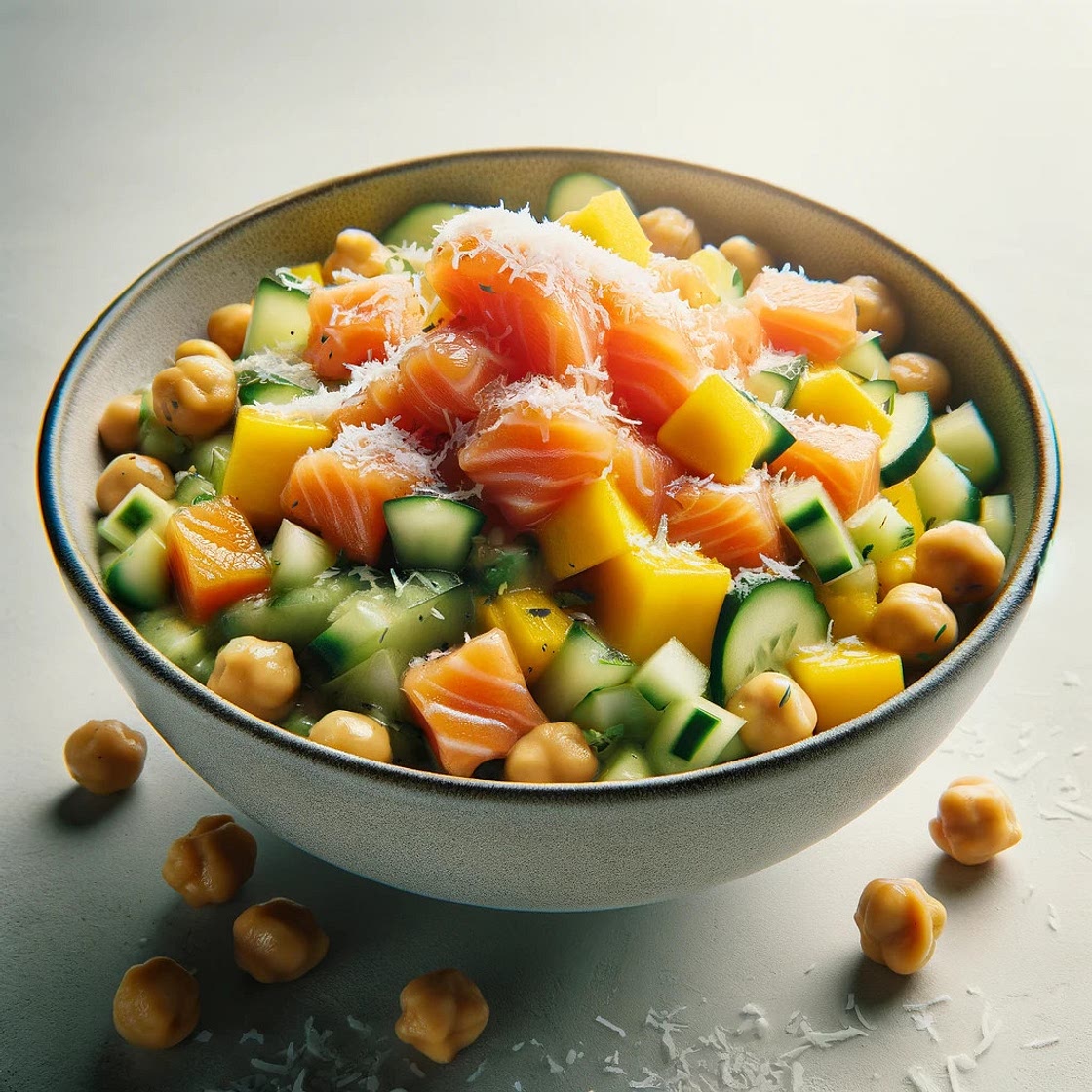 Ceviche Saumon Mangue et Coco