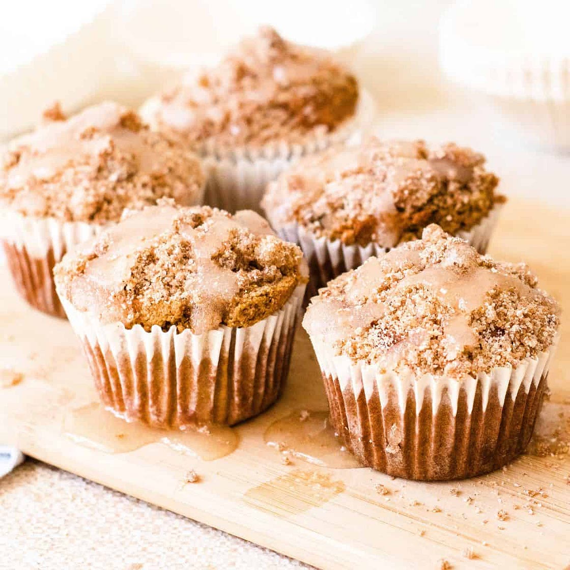 Almond Flour Cinnamon Muffins