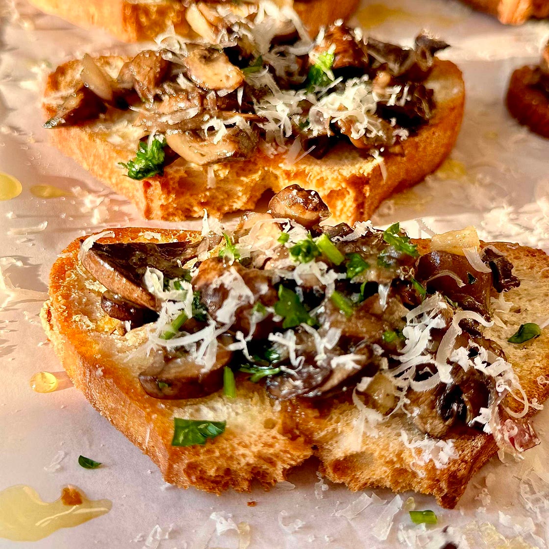 Mushroom Bruschetta 