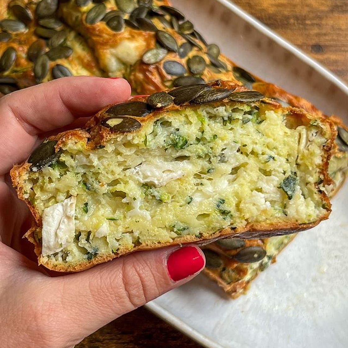 Cake courgette chèvre 