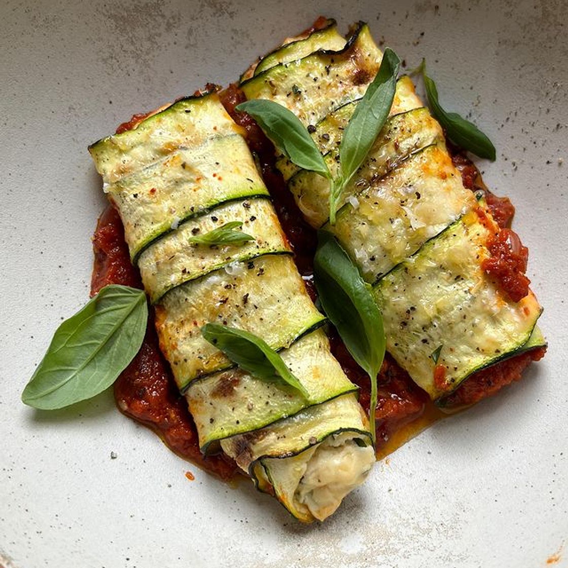 Cannelonis de courgette 😌