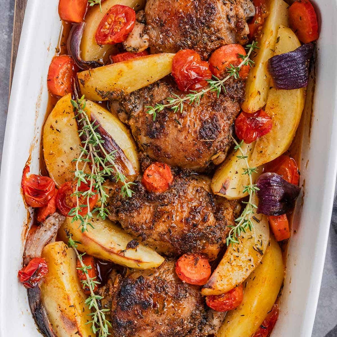 Juicy Mediterranean Chicken Recipe (In Oven!)
