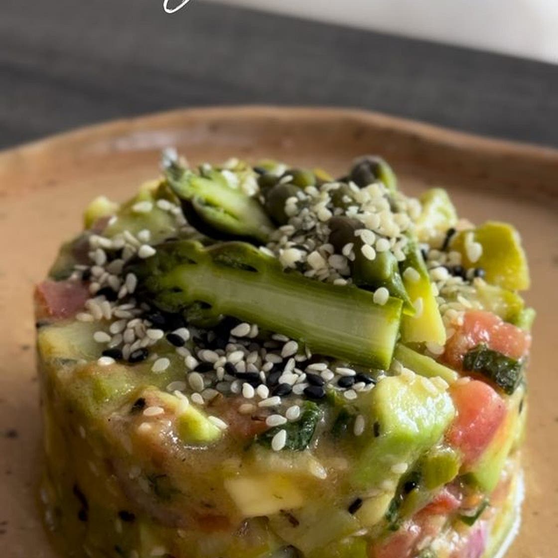 Tartare d’asperges et d’avocat