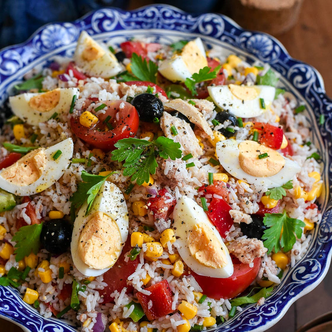 French-style Rice and Tuna Salad