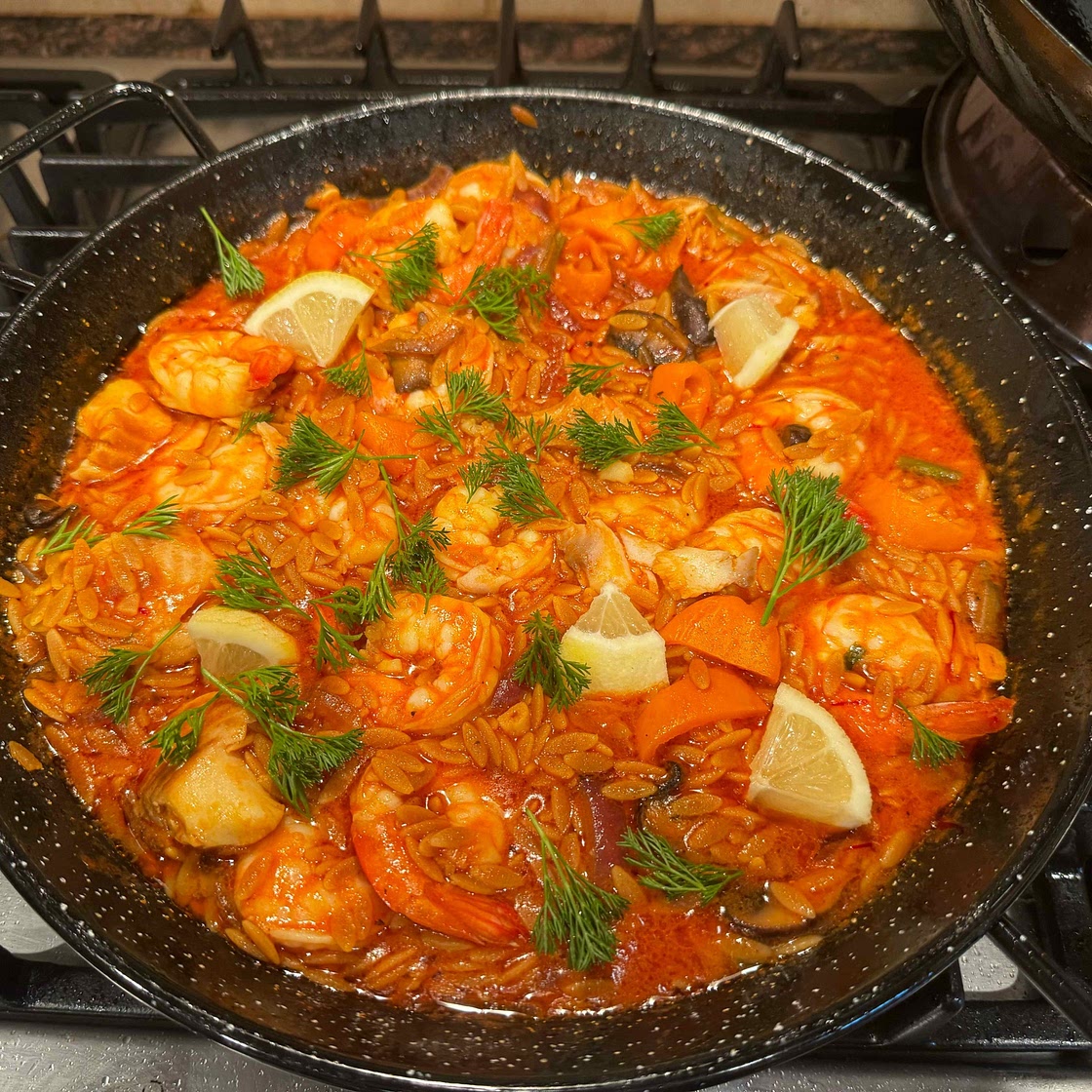 Authentic Spanish Seafood Paella