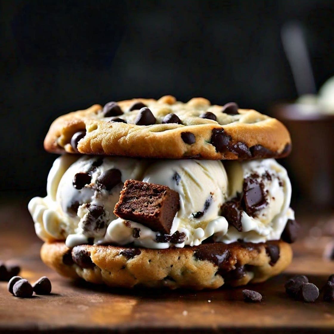 Dillicious Half Baked Ice Cream Sandwiches
