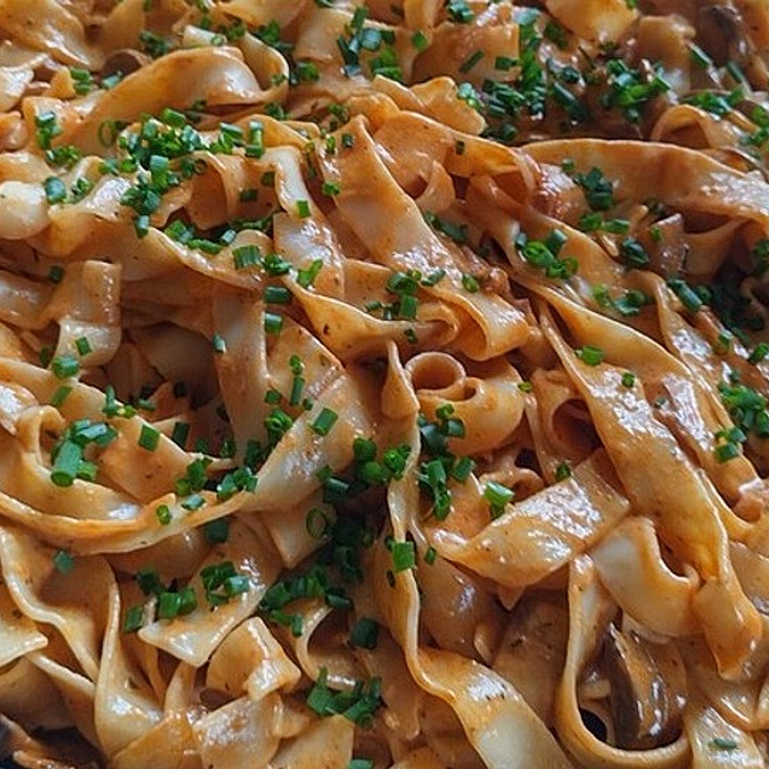 Pilz-Pfanne mit Nudeln