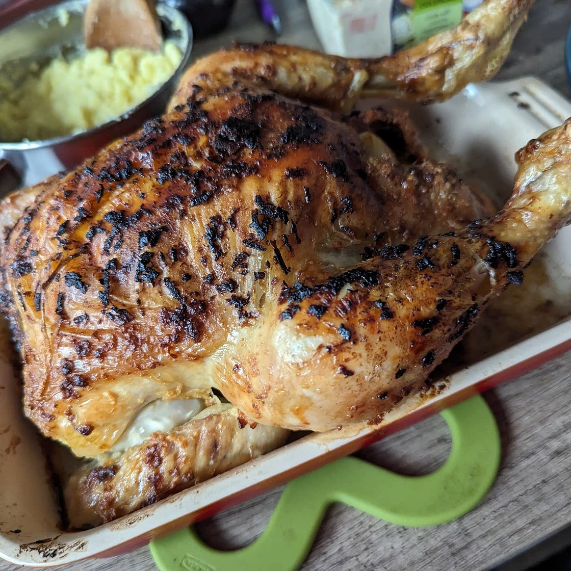 Garlic Butter Roast Chicken