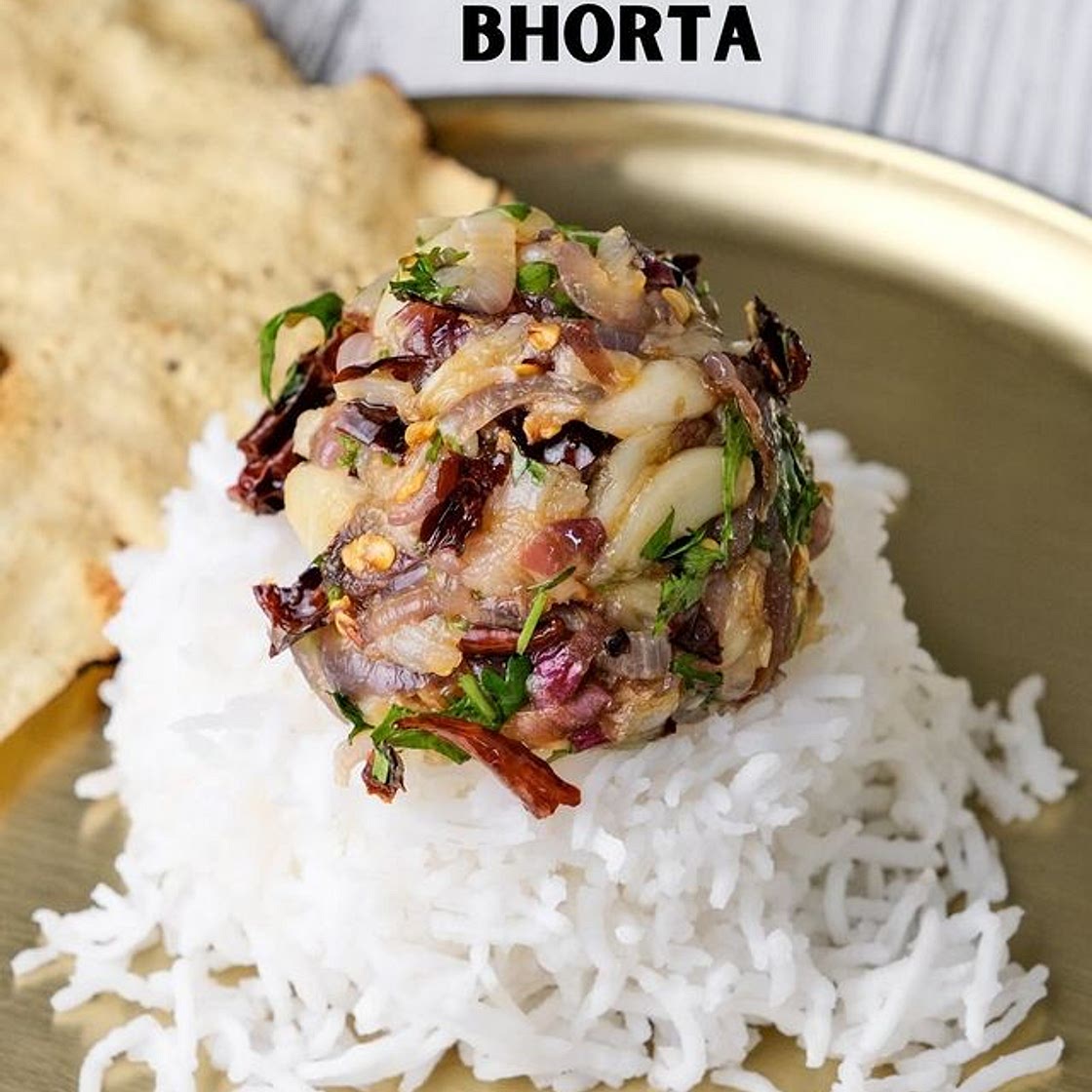Garlic Bharta 🧄