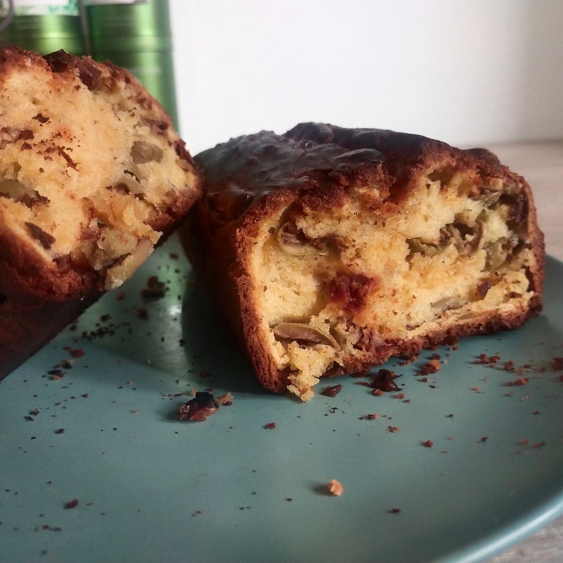 Cake aux olives et parmesan