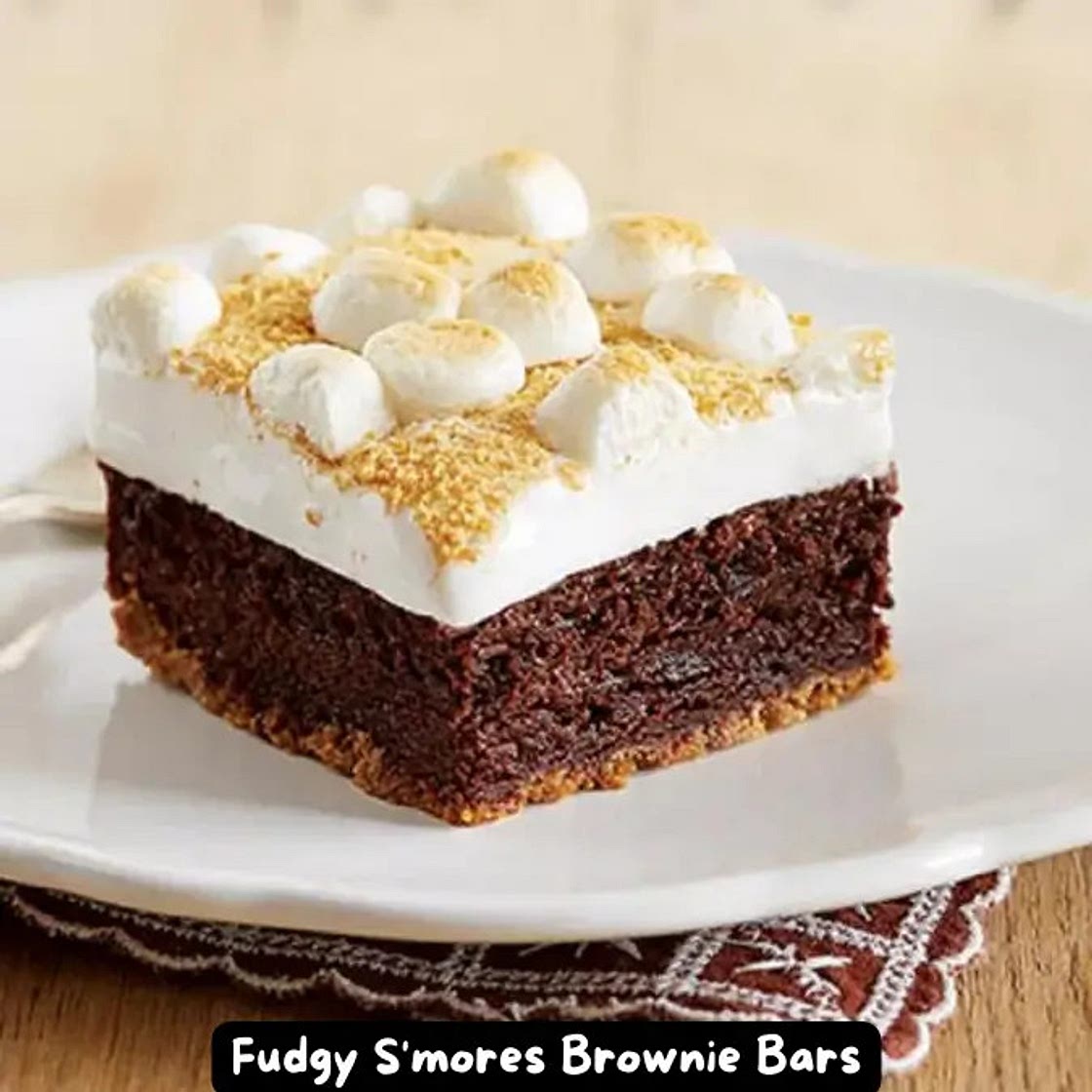 The Best Fudgy S'mores Brownie Bars