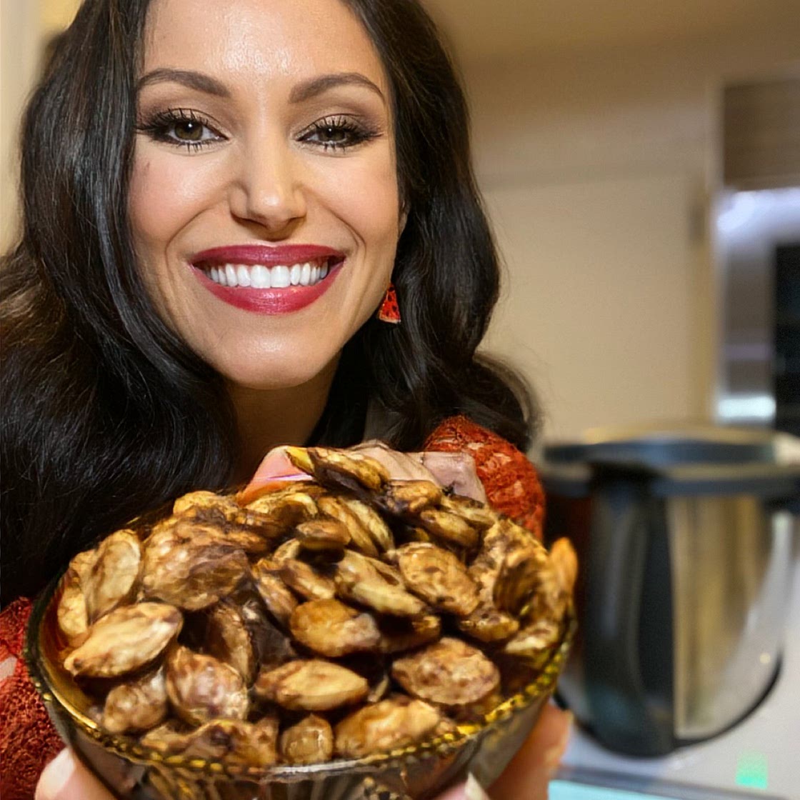 Roasted Spiced Pumpkin Seeds