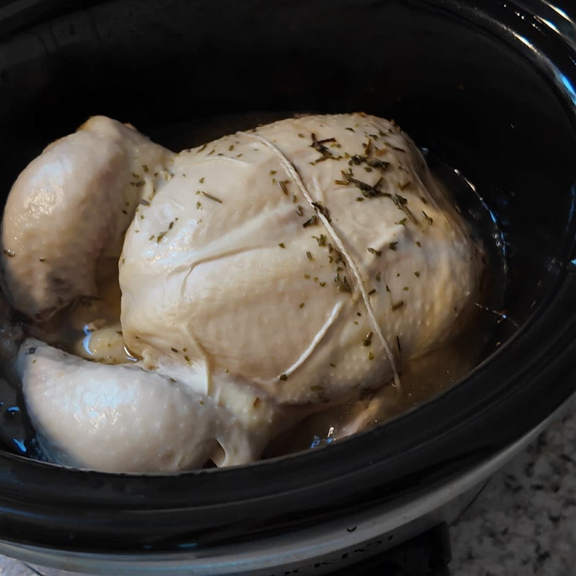 Brined chicken