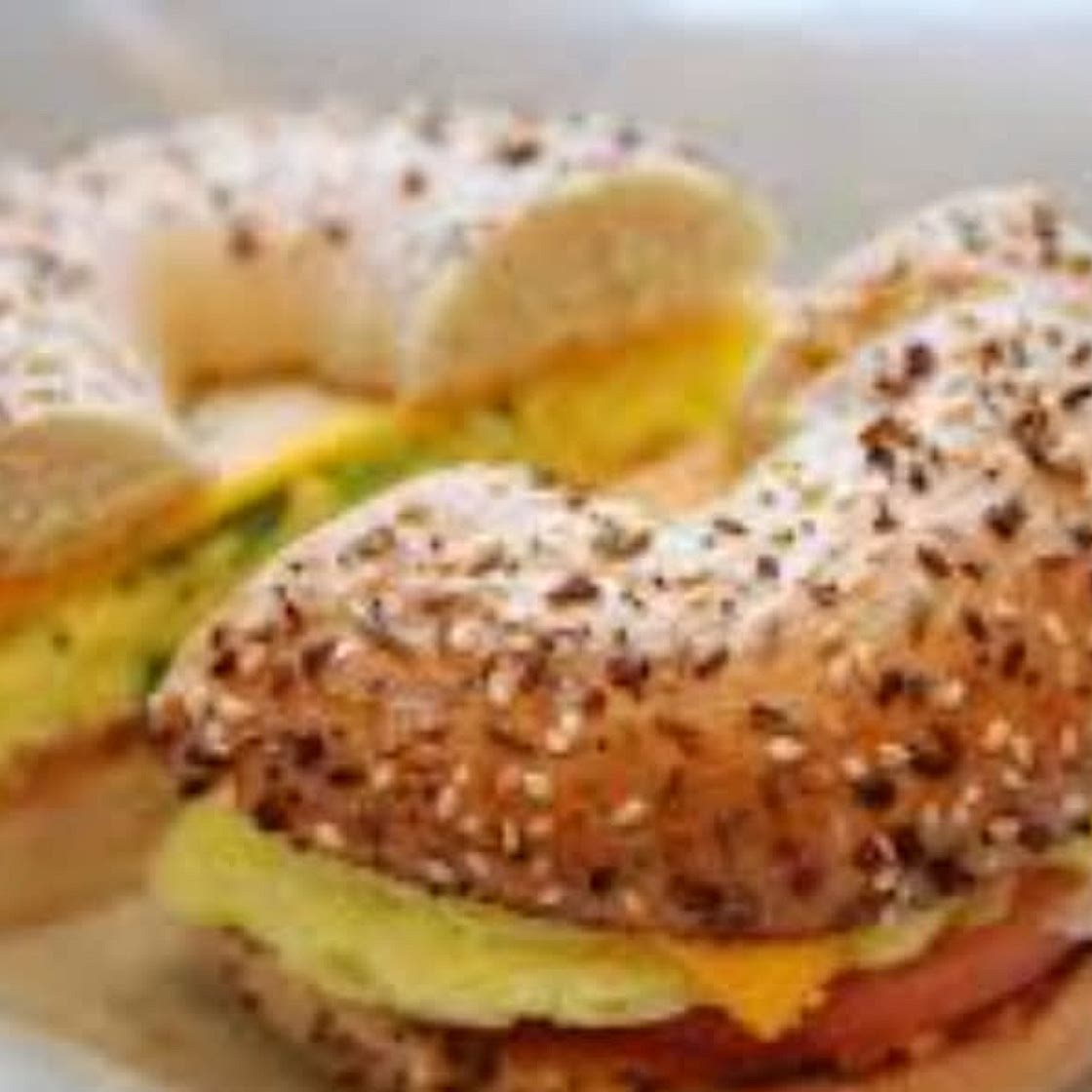 Egg bagle sandwich (not my pic)