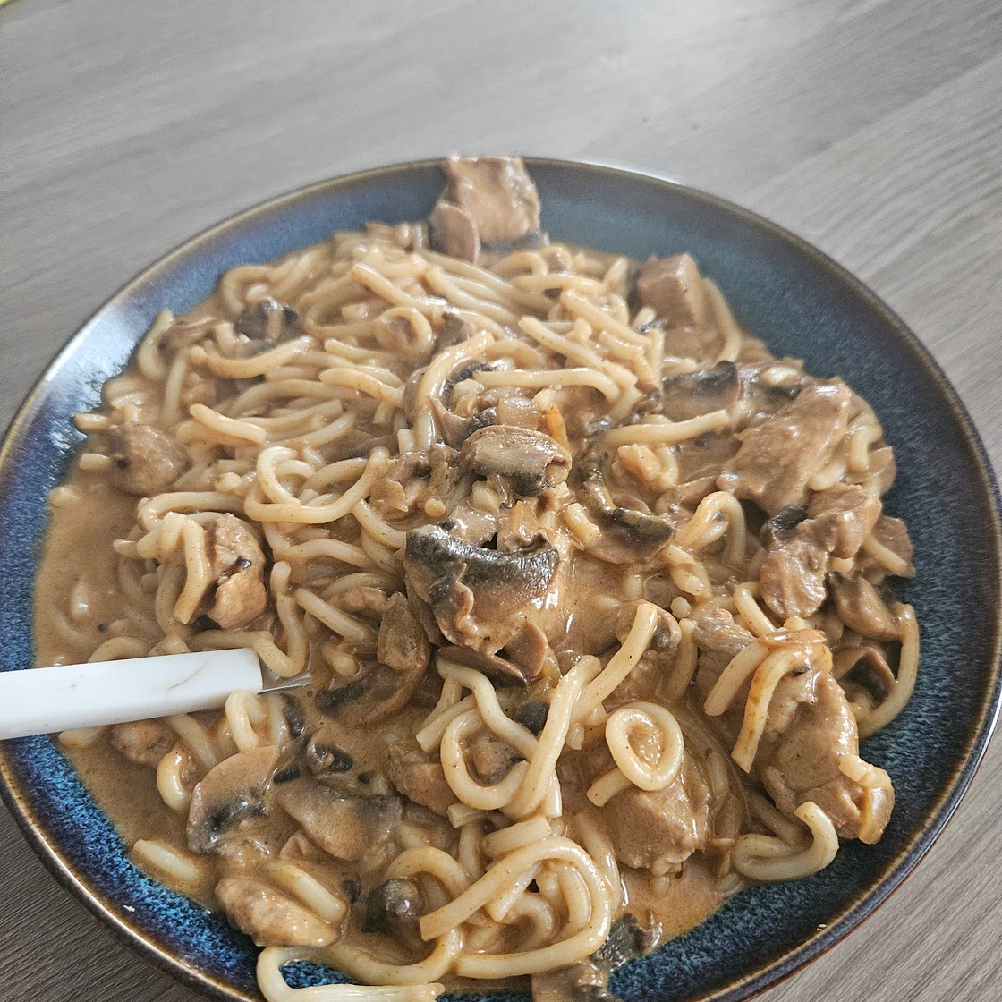 Paprika Pork and Noodles