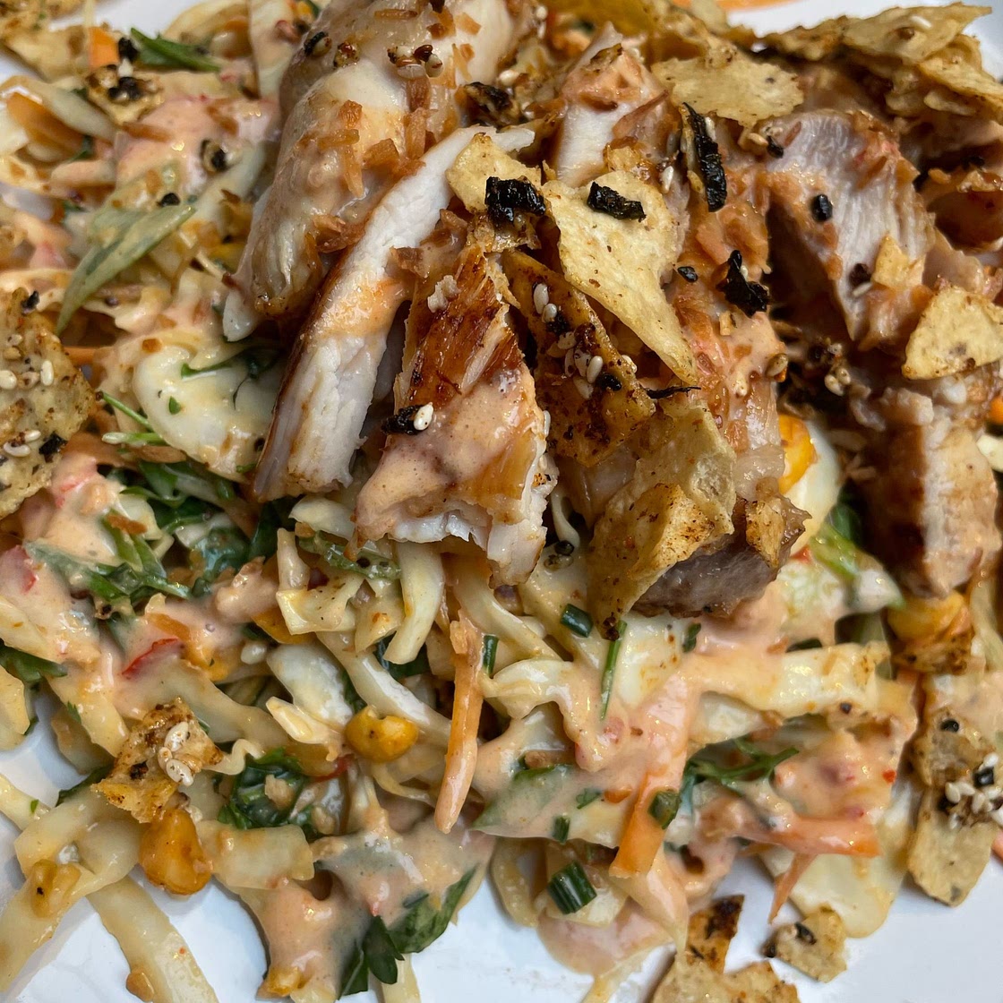 Coconut-Lime Chicken and Cabbage Salad