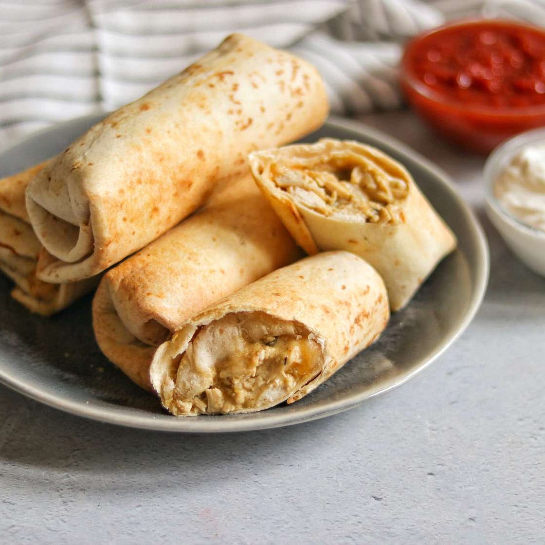 Air Fryer Chimichangas