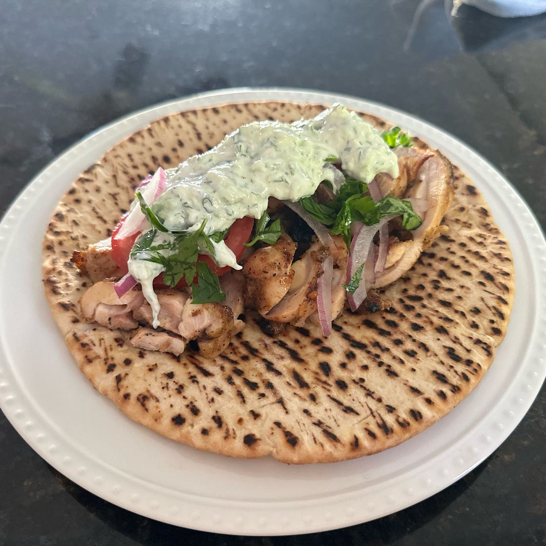 Chicken Tzatziki Wraps