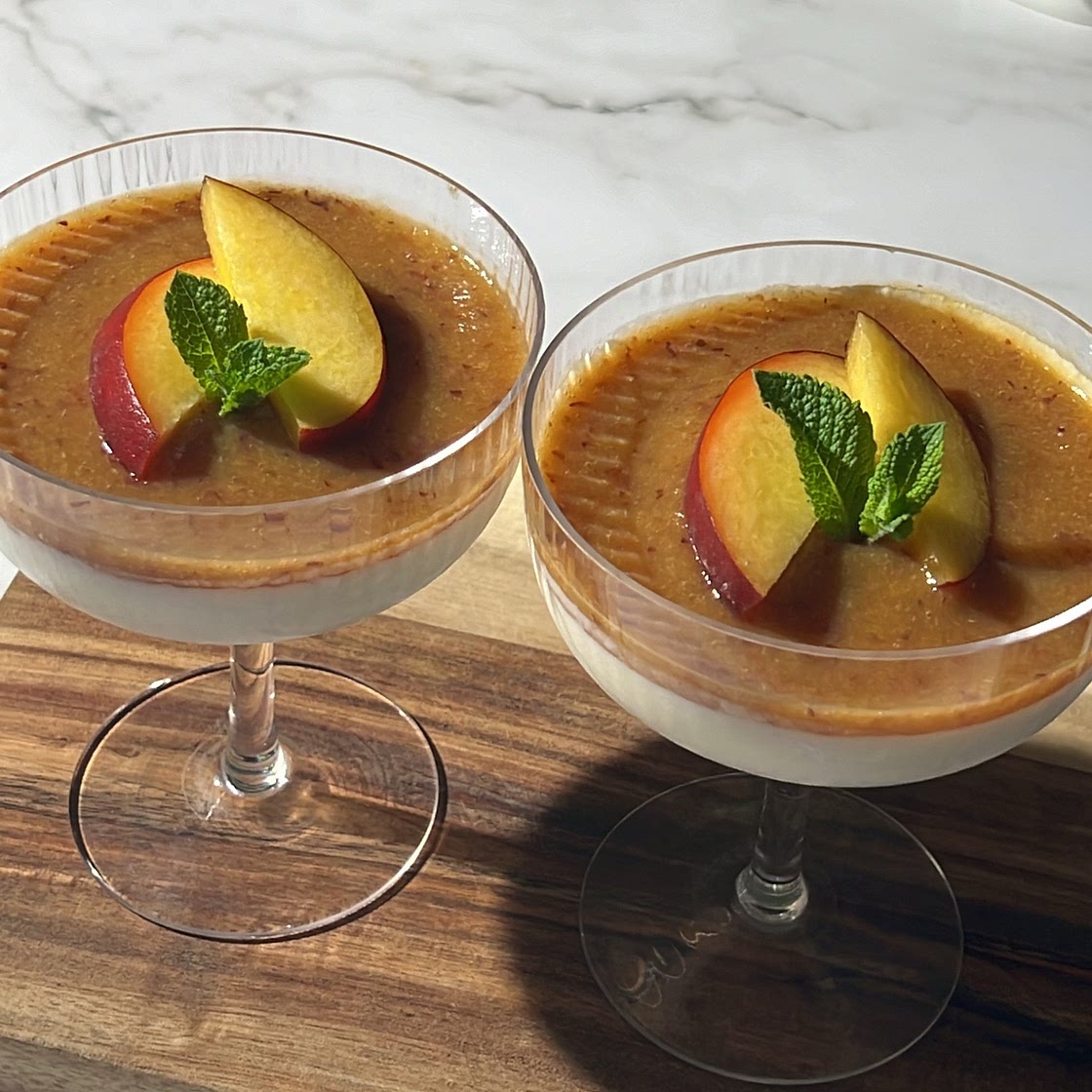 Peach Panna Cotta