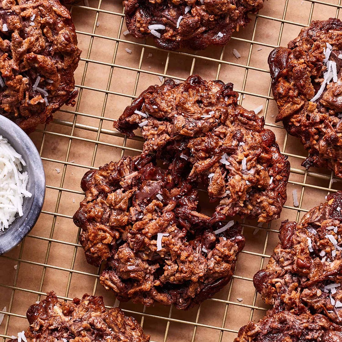 German Chocolate Magic Cookies