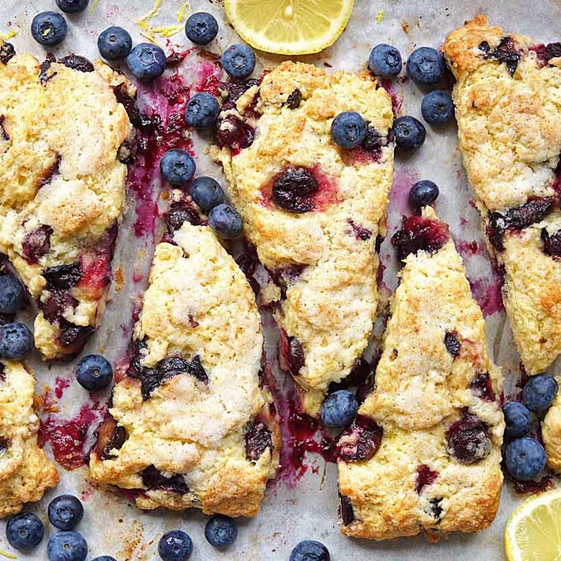 Lemon Blueberry Scones