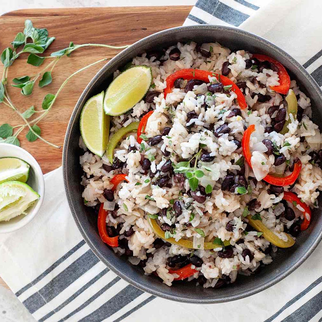 Coconut Rice and White Beans