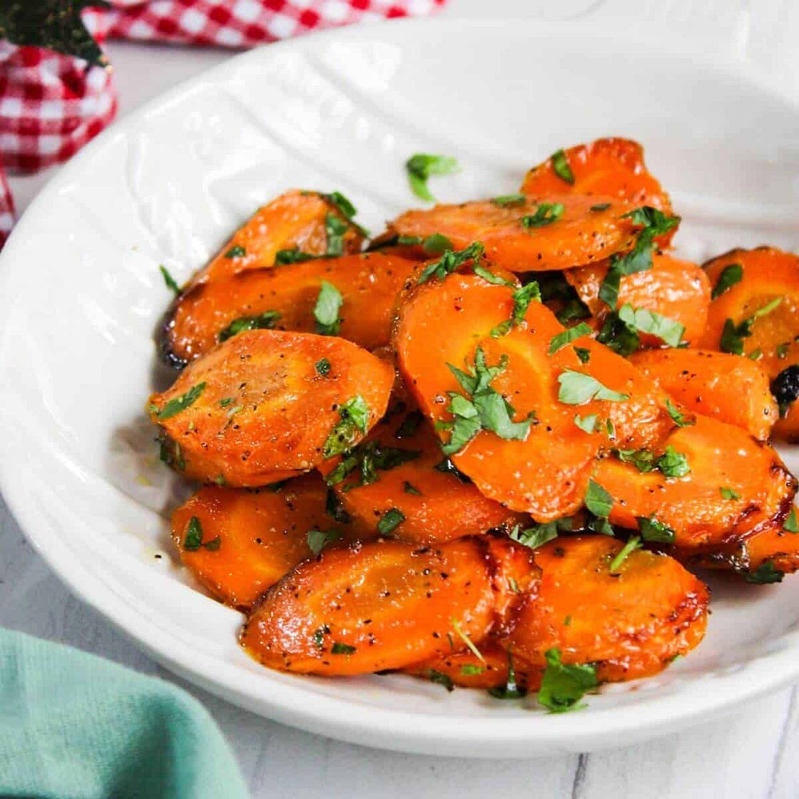 Maple Glazed Carrots in Air Fryer