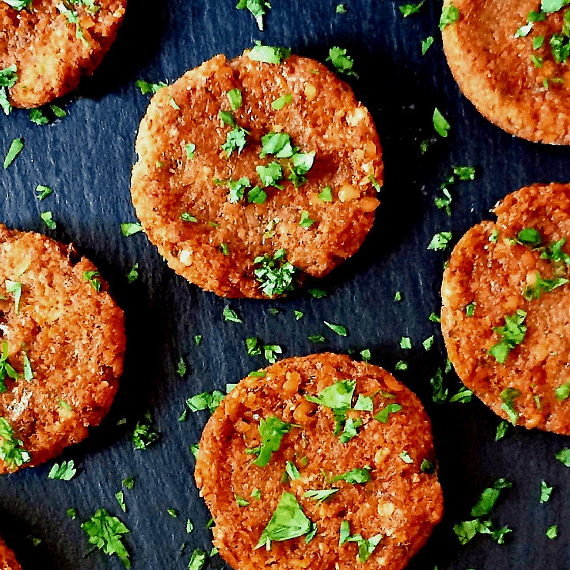 Red Lentil and Vegetable Cakes